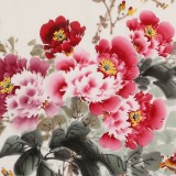 【已售】王寶欽小六尺《花開富貴》當代花鳥牡丹畫名家（詢價）