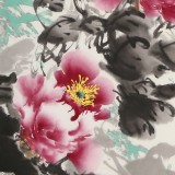 【已售】王偉寧 四尺三開(kāi)《富貴吉祥》 青年書(shū)畫(huà)才俊 河南美協(xié)會(huì)員