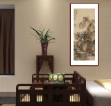 吳顯剛 大三尺《溪橋松風圖》 貴州七星關美協主席
