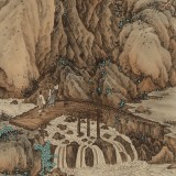吳顯剛 大三尺《溪橋松風圖》 貴州七星關美協主席