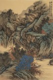【已售】吳顯剛 大三尺《聽泉圖》 貴州七星關(guān)美協(xié)主席