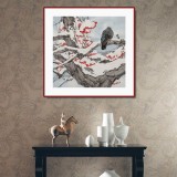 【已售】陳薪名《雪韻》 中美協(xié)會(huì)員吉祥水墨 第六屆全國花鳥畫展金獎(jiǎng)獲得者