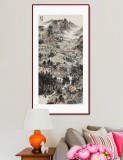 李德祿 《青山嶺意遠》 中美協會員 北京西山畫院副院長 有合影