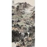李德祿 《青山嶺意遠》 中美協會員 北京西山畫院副院長 有合影