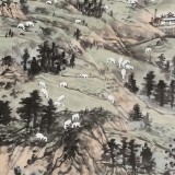 李德祿 《青山嶺意遠》 中美協會員 北京西山畫院副院長 有合影