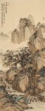 吳顯剛 大三尺《溪橋松風圖》 貴州七星關美協主席