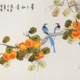 【已售】凌雪 小六尺《事事如意》 北京美協(xié)會員