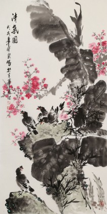 王寶欽 四尺《清氣圖》當代花鳥牡丹畫名家（詢價）