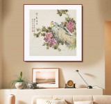 【已售】凌雪 四尺斗方《紫氣東來(lái)》 北京美協(xié)會(huì)員