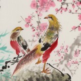 王寶欽 四尺《花香醉人》當代花鳥牡丹畫名家（詢價）