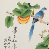 【已售】凌雪 四尺斗方《事事如意》 北京美協會員