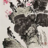 王寶欽 四尺《清氣圖》當代花鳥牡丹畫名家（詢價）