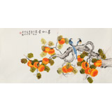 【已售】凌雪 四尺《事事如意》 北京美協(xié)會員