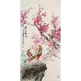 王寶欽 四尺《花香醉人》當代花鳥牡丹畫名家（詢價）