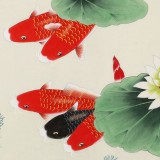 【已售】凌雪 三尺《年年有余》 北京美協會員