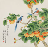 【已售】凌雪 四尺斗方《事事如意》 北京美協會員