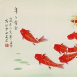 凌雪 三尺《年年有余》 北京美協會員