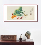 【已售】凌雪 三尺《百財圖》 北京美協會員