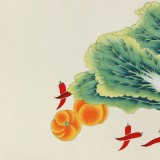 【已售】凌雪 三尺《百財圖》 北京美協會員