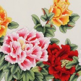 凌雪 四尺《花開(kāi)富貴》 北京美協(xié)會(huì)員