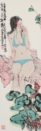 王其志 《荷風(fēng)》  中美協(xié)會(huì)員 江蘇贛榆美協(xié)副主席