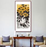 【已售】何一鳴 三尺《向陽花》