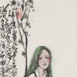 王其志 《少女》  中美協會員 江蘇贛榆美協副主席