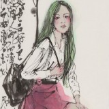 王其志 《少女》  中美協會員 江蘇贛榆美協副主席