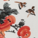 【已售】梁景欣 三尺斗方《事事如意》 學(xué)院派畫家