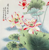 【已售】凌雪 四尺斗方《荷香萬里》 北京美協(xié)會(huì)員