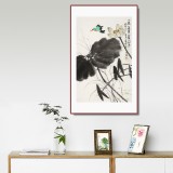 【已售】何一鳴 四尺三開《一花一世界》