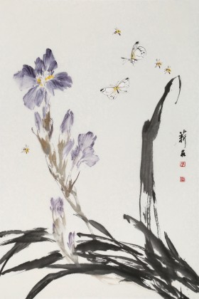 陳薪名《花香》 中美協會員吉祥水墨 第六屆全國花鳥畫展金獎獲得者