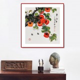 【已售】黃藝三尺斗方《事事如意》