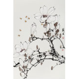 陳薪名《春花爛漫》 中美協會員吉祥水墨 第六屆全國花鳥畫展金獎獲得者