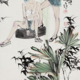 王其志 《楊柳依依》  中美協會員 江蘇贛榆美協副主席