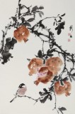 【已售】陳薪名《笑口常開(kāi)》 第六屆全國(guó)花鳥(niǎo)畫(huà)展金獎(jiǎng)獲得者