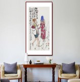 【已售】王其志 《少女》  中美協會員 江蘇贛榆美協副主席