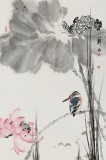 陳薪名《荷花清翠圖》 中美協(xié)會員 第六屆全國花鳥畫展金獎(jiǎng)獲得者