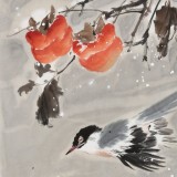 陳薪名《喜柿多》 中美協會員 第六屆全國花鳥畫展金獎獲得者