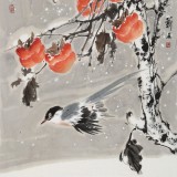 陳薪名《喜柿多》 中美協會員 第六屆全國花鳥畫展金獎獲得者