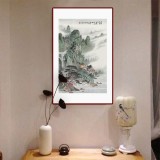 【已售】廖崧越 四尺三開《東風何時至》 廣西桂林美協會員