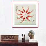 凌雪 四尺斗方《年年有余》 北京美協(xié)會員