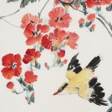 【已售】陳薪名《凌云》 第六屆全國(guó)花鳥(niǎo)畫(huà)展金獎(jiǎng)獲得者