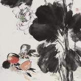 【已售】陳薪名《和和美美》 中美協(xié)會(huì)員 第六屆全國花鳥畫展金獎(jiǎng)獲得者