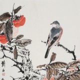 【已售】陳薪名《事事如意》 第六屆全國花鳥畫展金獎獲得者