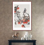 【已售】陳薪名《事事如意》 第六屆全國花鳥畫展金獎獲得者
