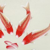 凌雪 四尺斗方《年年有余》 北京美協(xié)會員