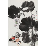 【已售】陳薪名《和和美美》 中美協會員 第六屆全國花鳥畫展金獎獲得者