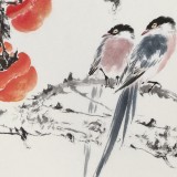 【已售】陳薪名《事事如意》中美協會員 第六屆全國花鳥畫展金獎獲得者