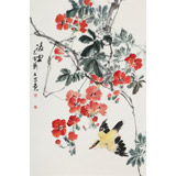 【已售】陳薪名《凌云》 第六屆全國花鳥畫展金獎獲得者
